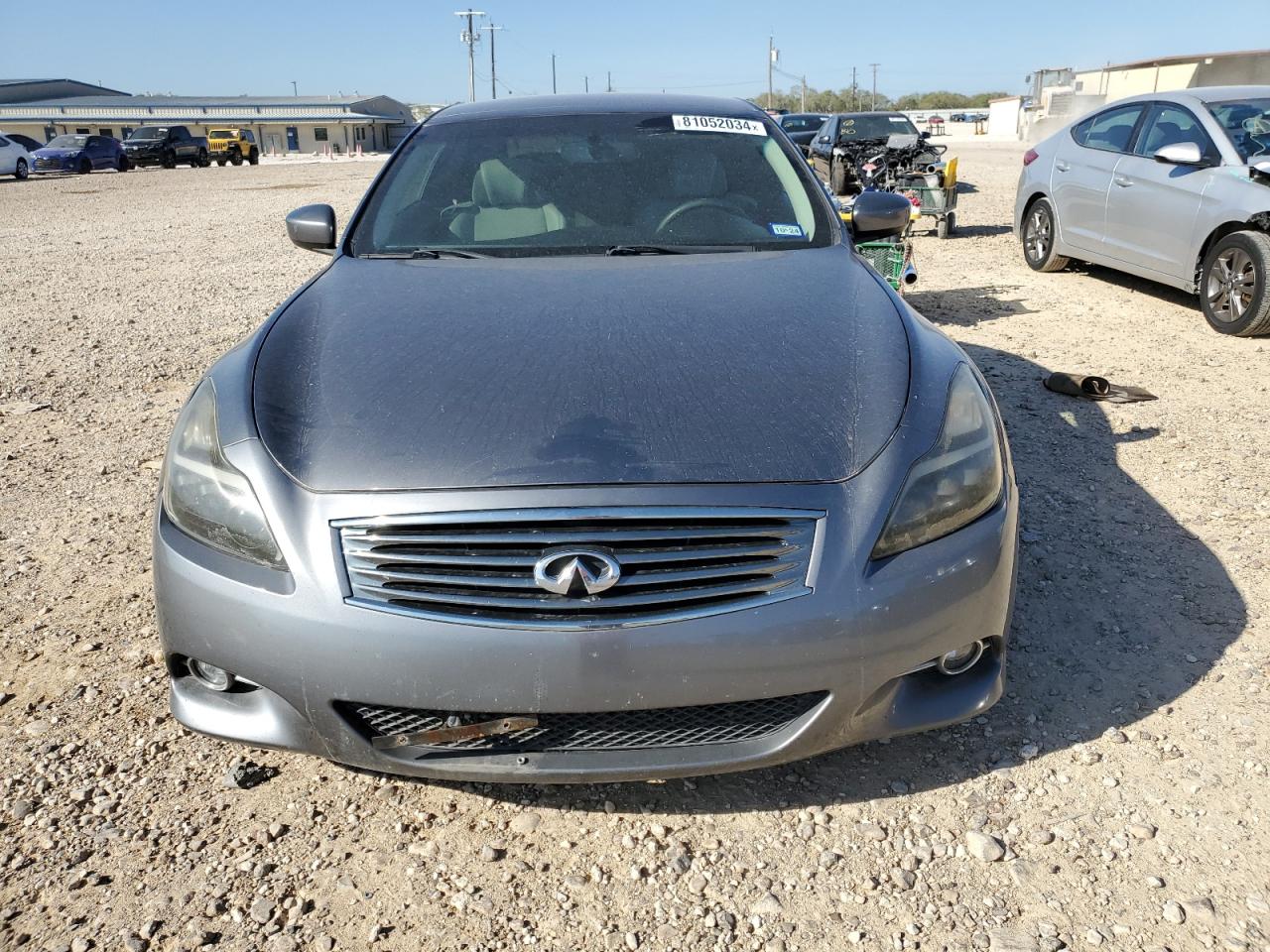 2012 Infiniti G VIN JN1CV6FE4CM201789 Copart auction photo, side damage thumbnail 5