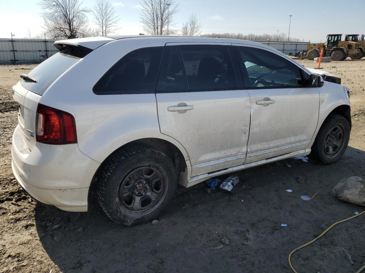 2013 Ford Edge VIN 2FMDK4AK2DBC11106 Copart auction photo, front end / side damage thumbnail 3