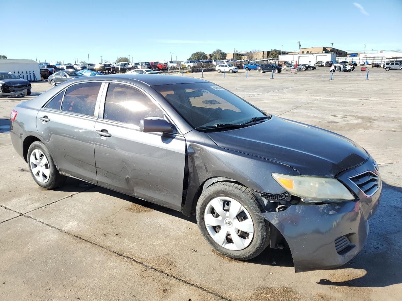2011 Toyota Camry VIN 4T1BF3EK7BU772912 Copart auction photo, front end / side damage thumbnail 4