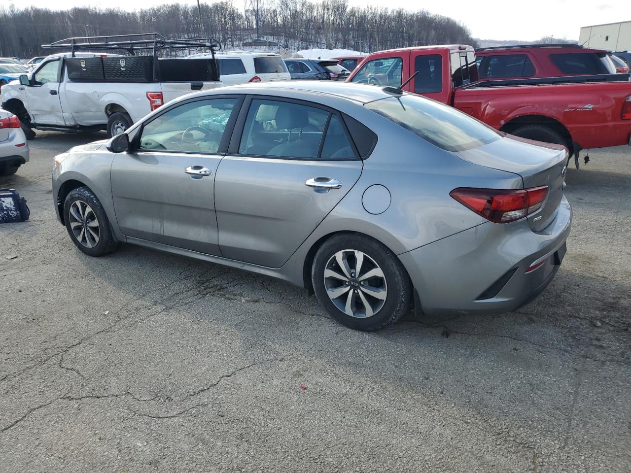 2021 KIA Rio VIN 3KPA24ADXME397110 Copart auction photo, all over / undercarriage damage thumbnail 2