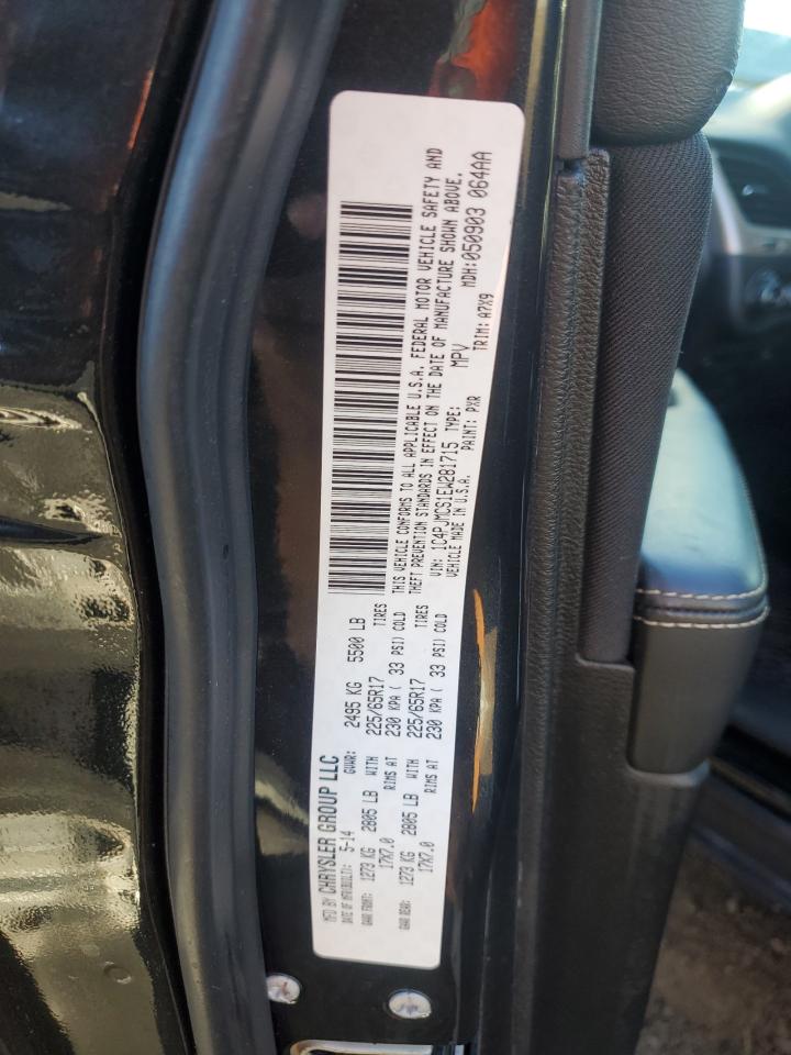 2014 Jeep Grand Cherokee VIN 1C4PJMCS1EW281715 Copart auction photo, front end / minor dent/scratches damage thumbnail 15