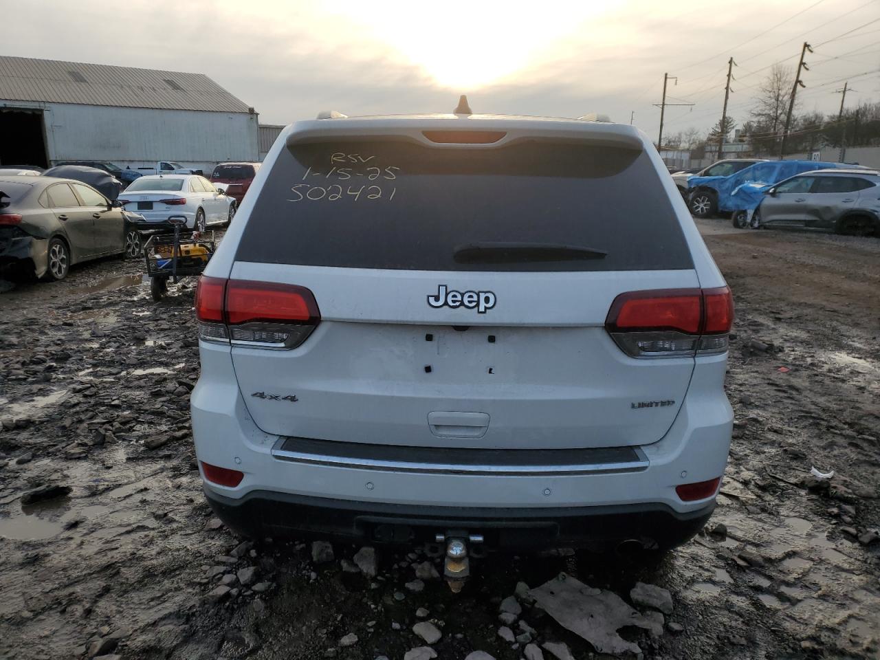 2021 Jeep Grand Cherokee VIN 1C4RJFBG4MC502421 Copart auction photo, vandalism damage thumbnail 6