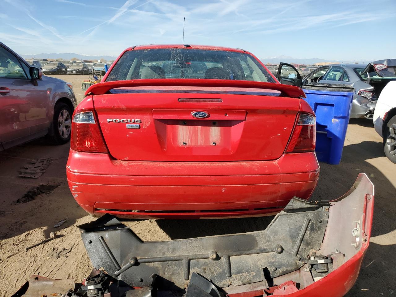 2007 Ford Focus VIN 1FAHP34N17W365855 Copart auction photo, front end damage thumbnail 6