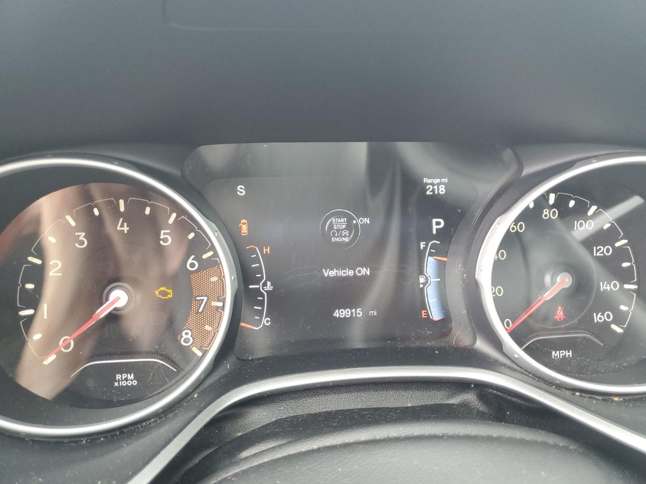 2018 Jeep Compass VIN 3C4NJCCBXJT411542 Copart auction photo, water/flood damage thumbnail 9