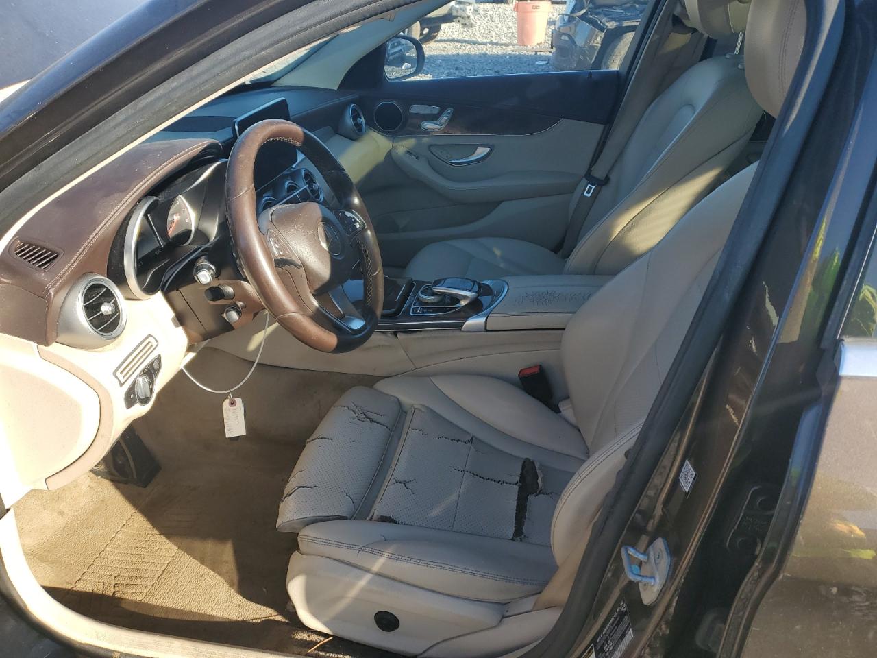 2016 Mercedes-Benz C-klasse VIN 55SWF4JB7GU128326 Copart auction photo, front end damage thumbnail 7