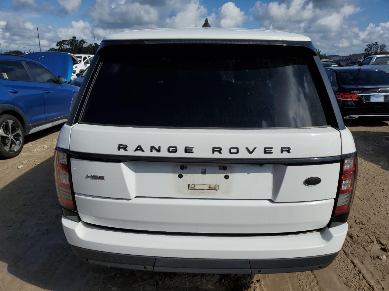 2017 Land Rover Range Rover VIN SALGS2FV6HA362498 Copart auction photo, water/flood damage thumbnail 6