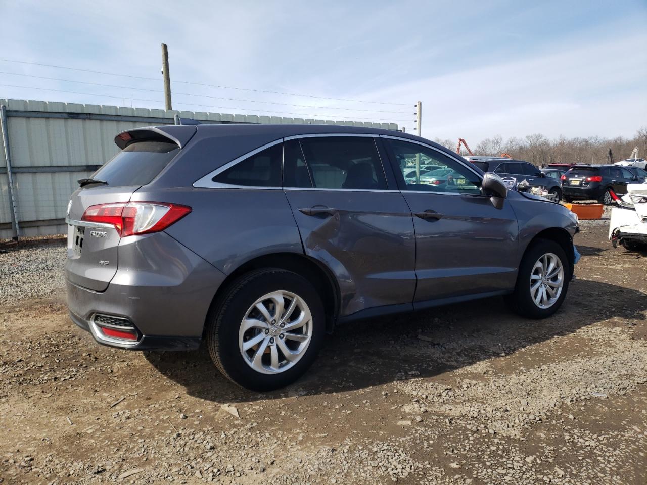 2018 Acura RDX VIN 5J8TB4H55JL027498 Copart auction photo, front end damage thumbnail 3