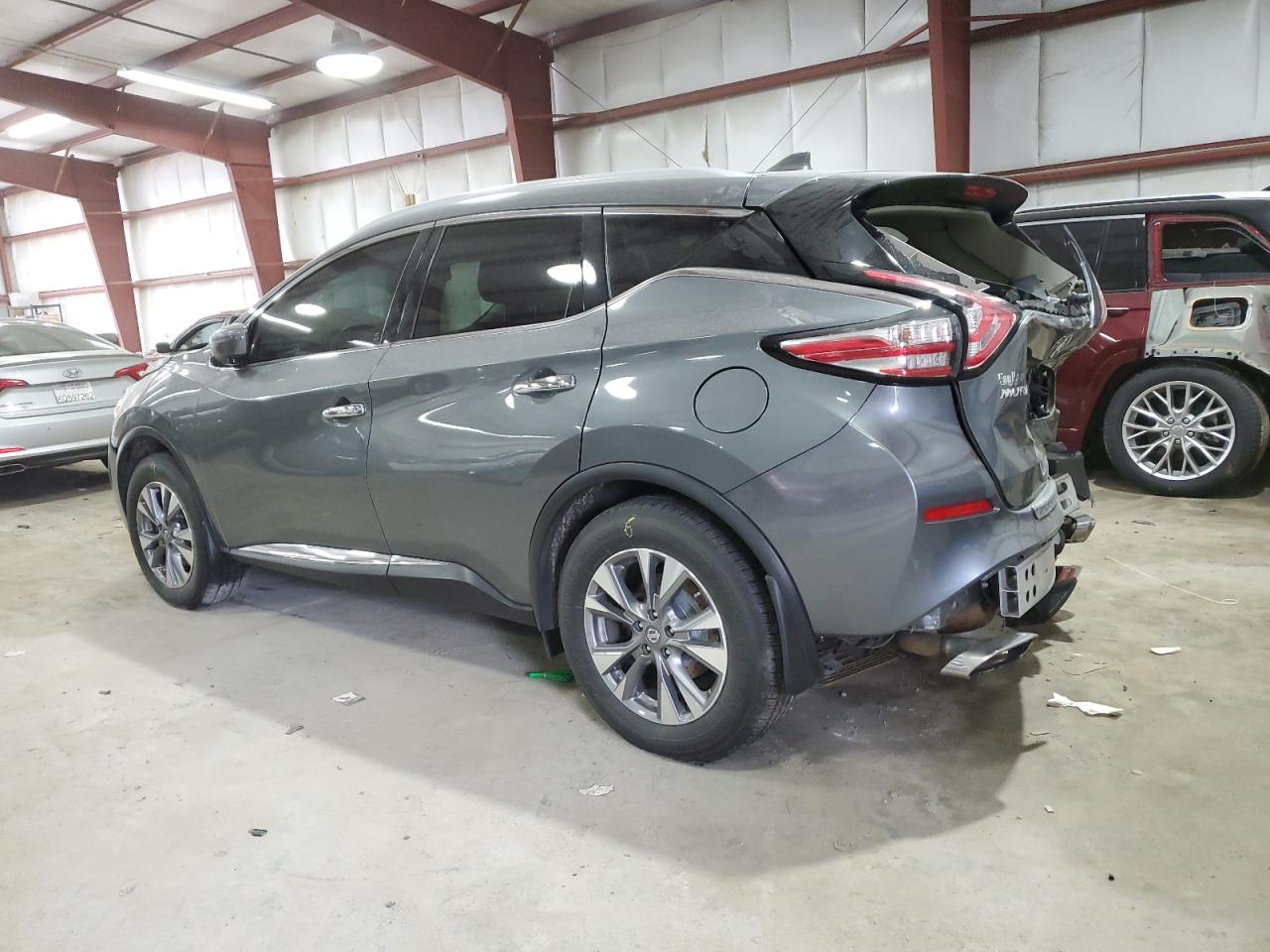 2017 Nissan Murano VIN 5N1AZ2MH9HN184774 Copart auction photo, rear end / front end damage thumbnail 2