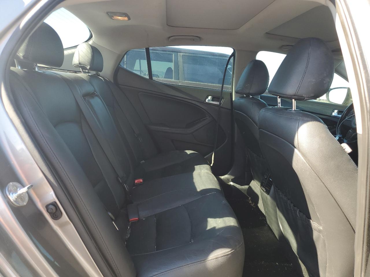 2015 KIA Optima VIN 5XXGN4A7XFG494670 Copart auction photo, undercarriage / front end damage thumbnail 10