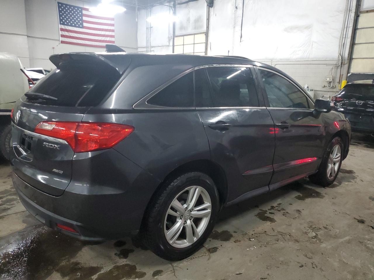 2013 Acura RDX VIN 5J8TB4H37DL002461 Copart auction photo, front end / side damage thumbnail 3