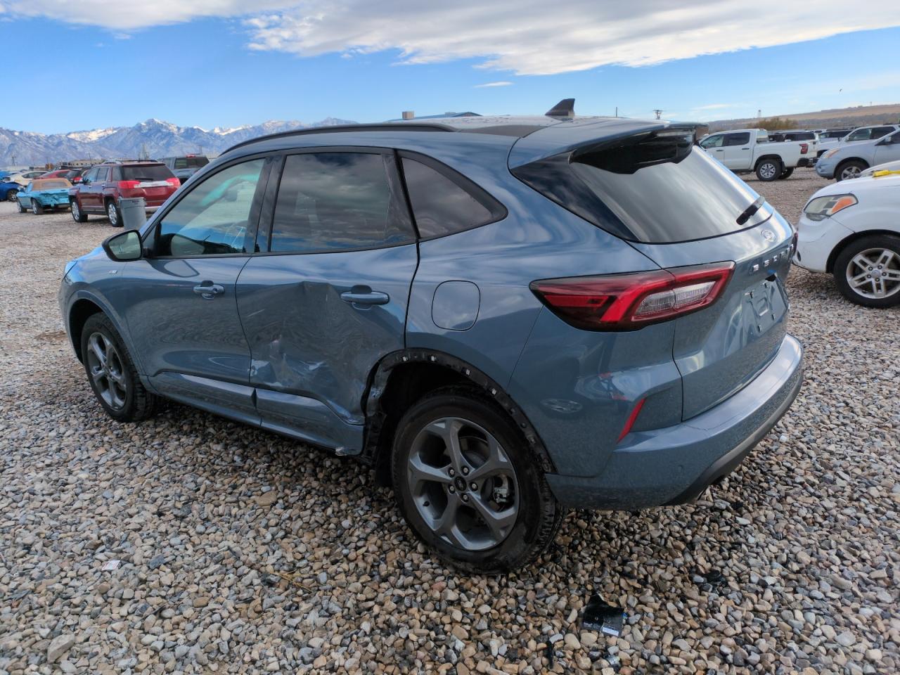 2023 Ford Escape VIN 1FMCU9MNXPUA85472 Copart auction photo, side damage thumbnail 2