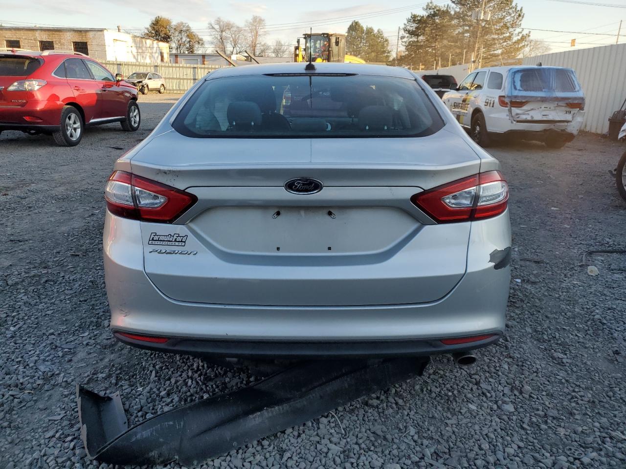 2014 Ford Fusion VIN 1FA6P0G77E5389289 Copart auction photo, side / all over damage thumbnail 6