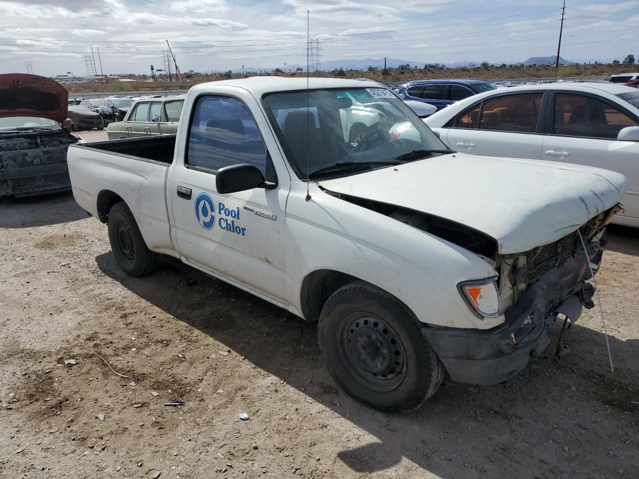 1996 Toyota Tacoma VIN 4TANL42N7TZ195605 Copart auction photo, front end / mechanical damage thumbnail 4