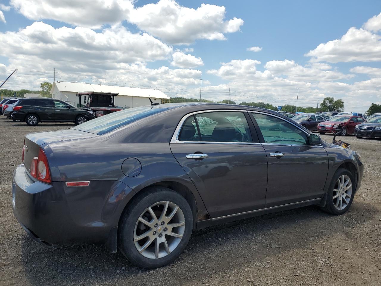 2010 Chevrolet Malibu VIN 1G1ZE5E04A4130526 Copart auction photo, side / front end damage thumbnail 3