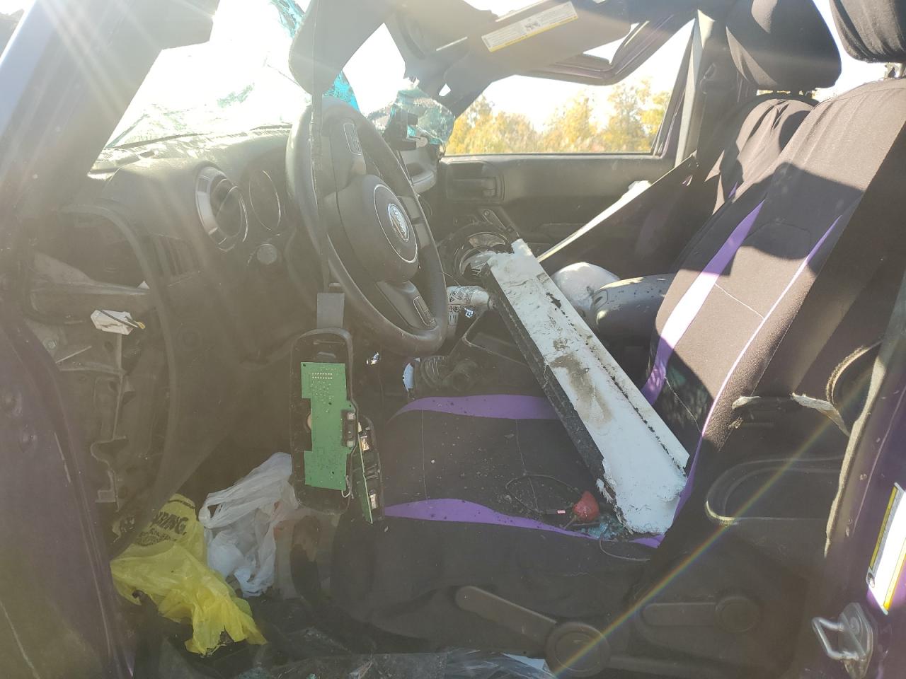 2017 Jeep Wrangler VIN 1C4BJWDG1HL742546 Copart auction photo, rollover damage thumbnail 7