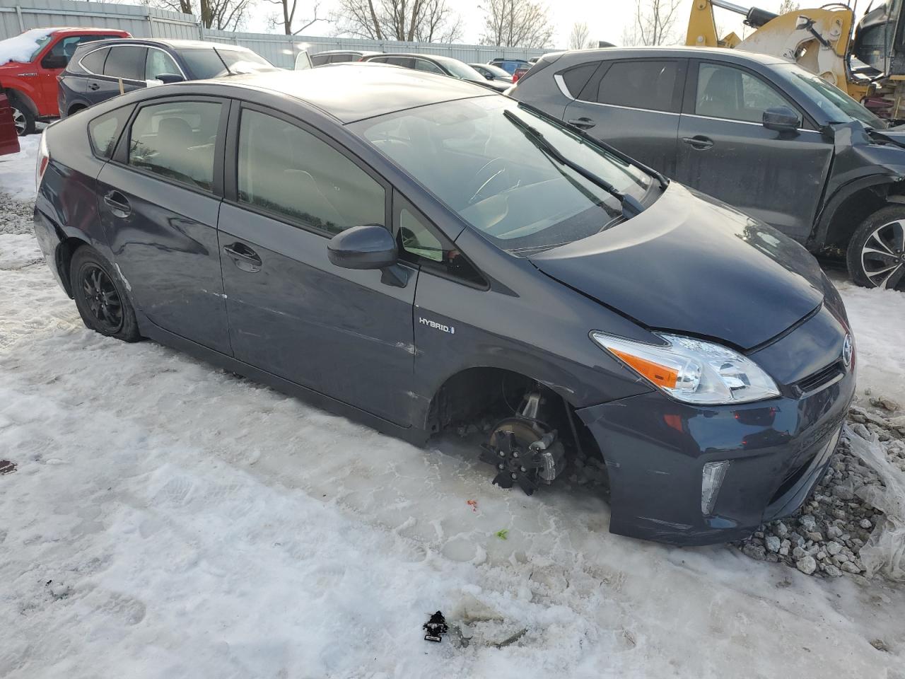 2014 Toyota Prius VIN JTDKN3DU0E1778292 Copart auction photo, front end damage thumbnail 4