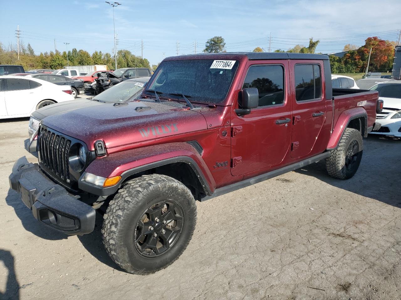 2021 Jeep Gladiator VIN 1C6HJTAGXML590037