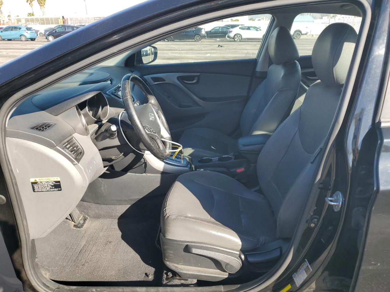 2012 Hyundai Elantra VIN KMHDH4AE0CU426775 Copart auction photo, front end damage thumbnail 7