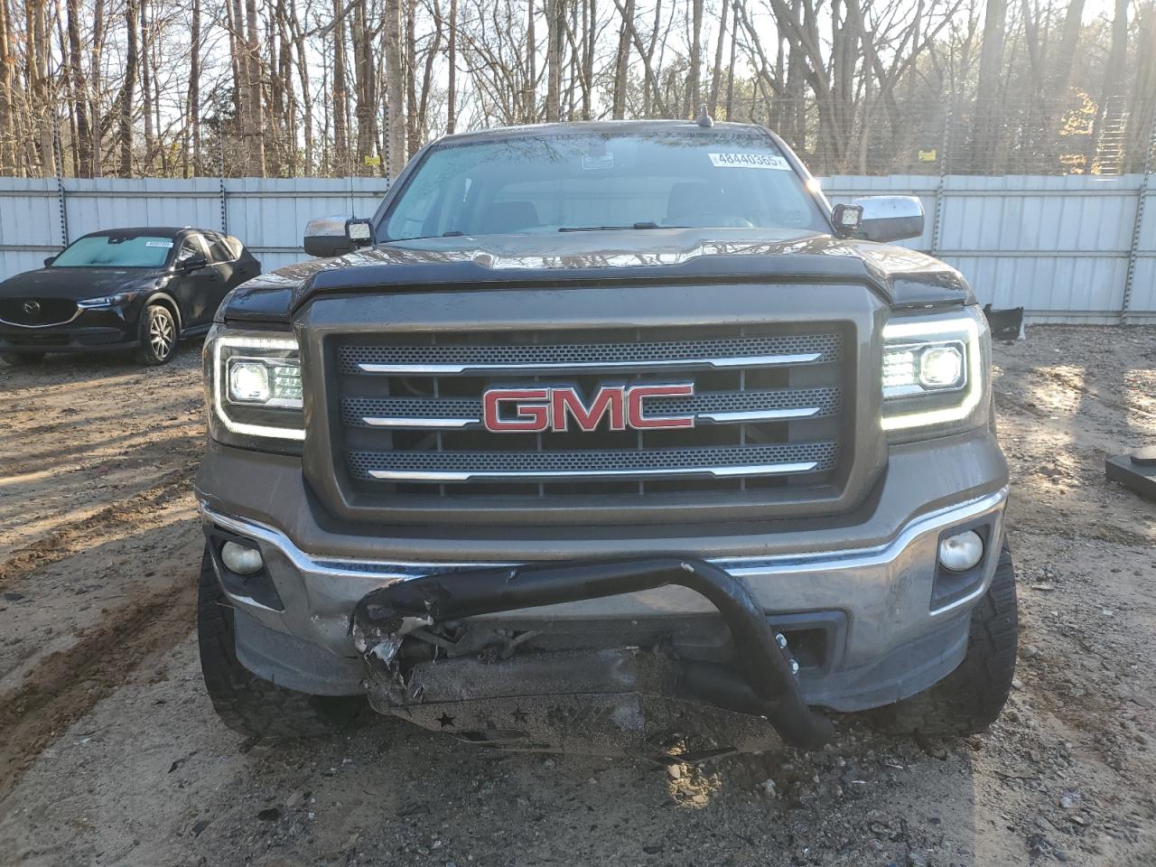 2015 GMC Sierra VIN 3GTU2UECXFG337415 Copart auction photo, rear end / front end damage thumbnail 5
