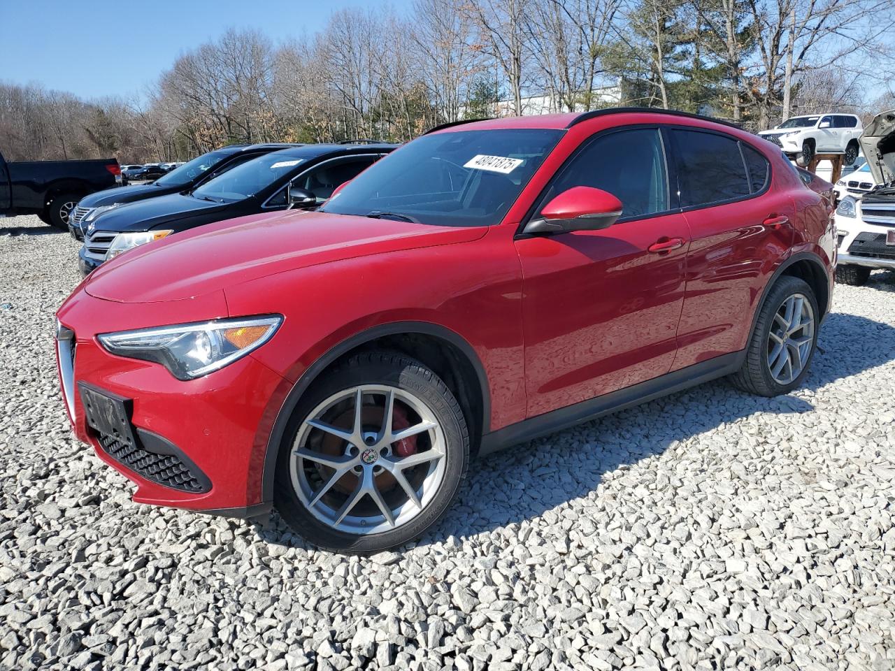 2018 Alfa Romeo Stelvio VIN ZASFAKNN6J7B63033 - Copart auction photo