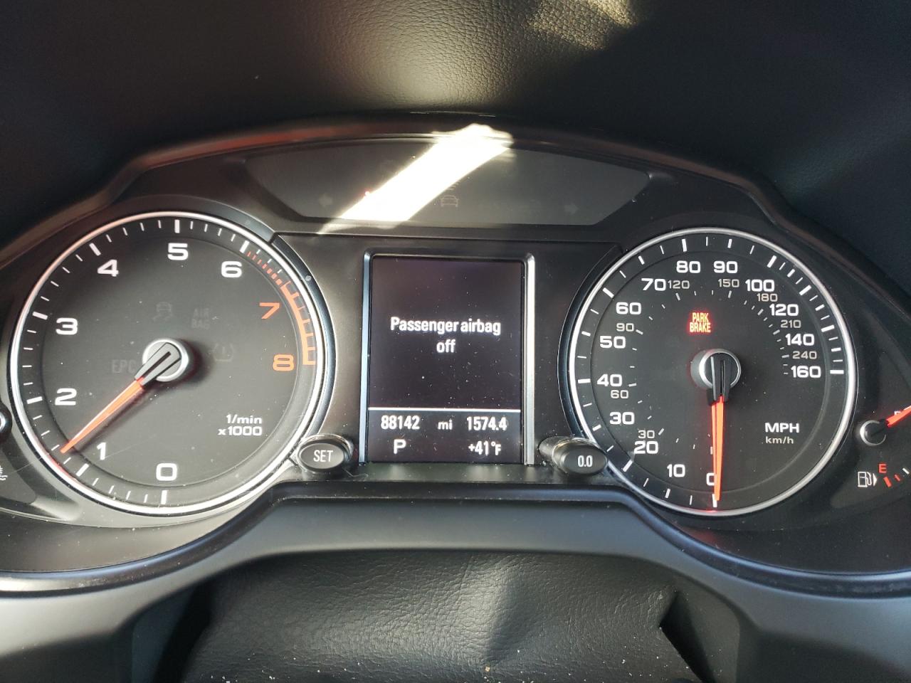 2016 Audi Q5 VIN WA1D7AFP9GA117131 Copart auction photo, front end / side damage thumbnail 9
