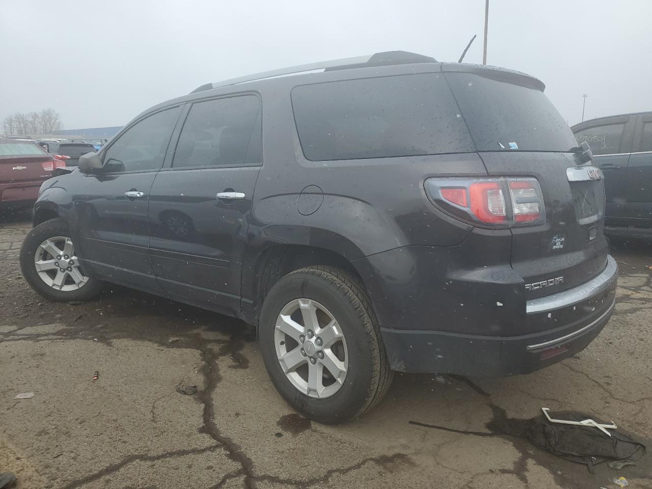 2016 GMC Acadia VIN 1GKKRNED6GJ297582 Copart auction photo, front end / side damage thumbnail 2
