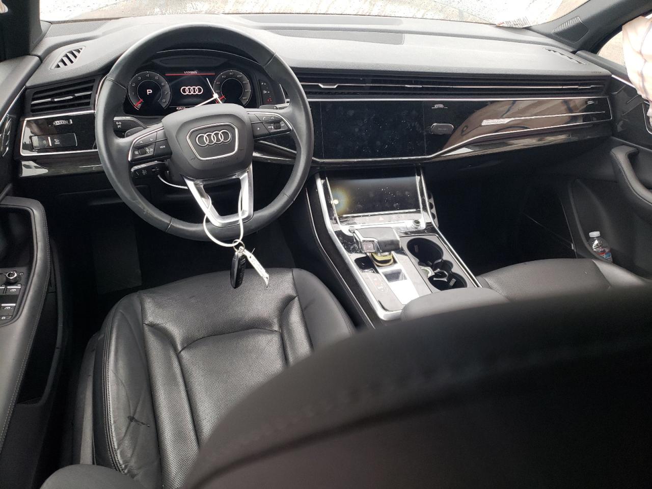 2021 Audi Q7 VIN WA1VXAF72MD017936 Copart auction photo, side / front end damage thumbnail 8