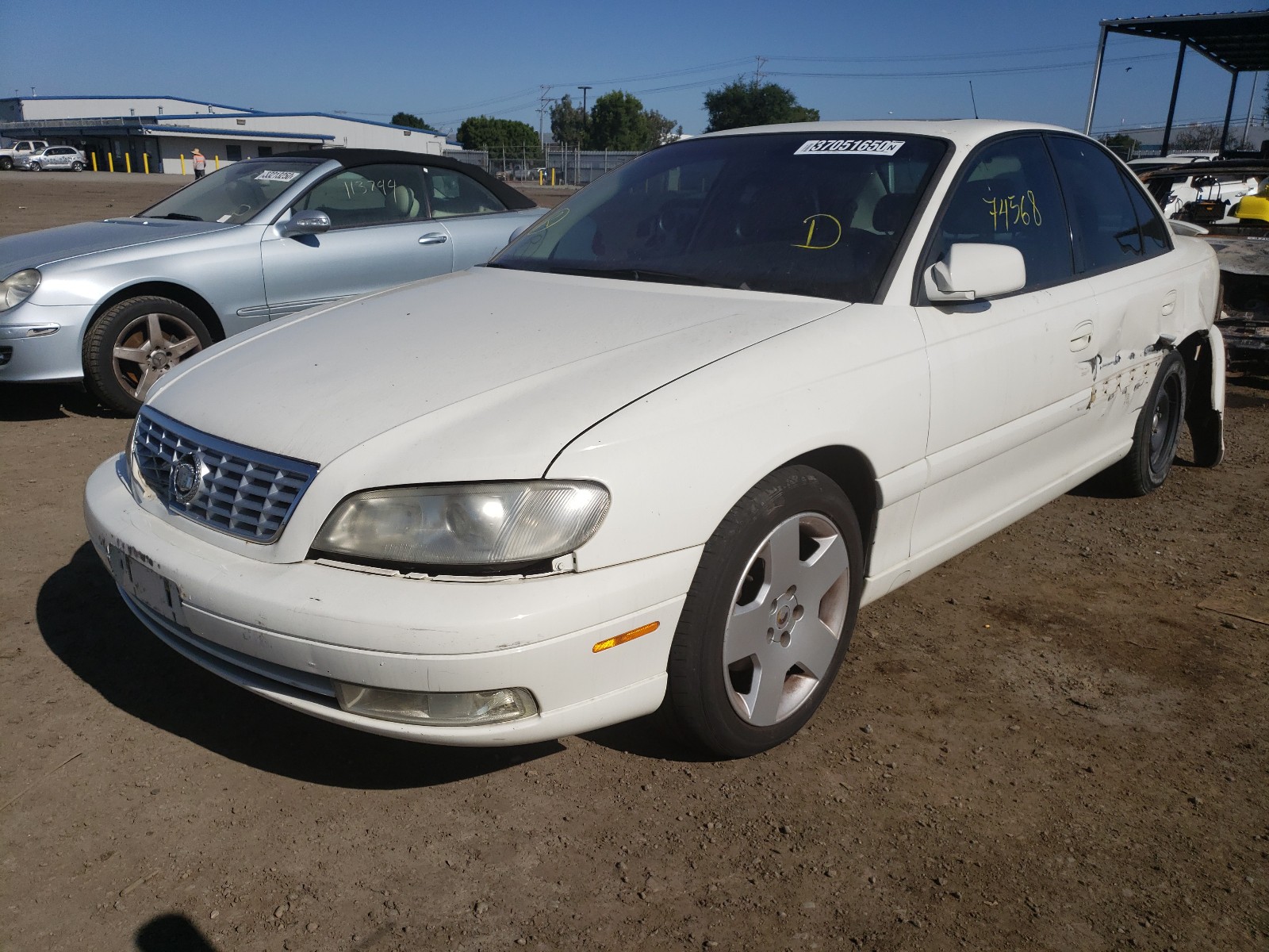 2001 Cadillac Catera VIN W06VR54RX1R070430 Copart auction photo, side / front end damage thumbnail 2