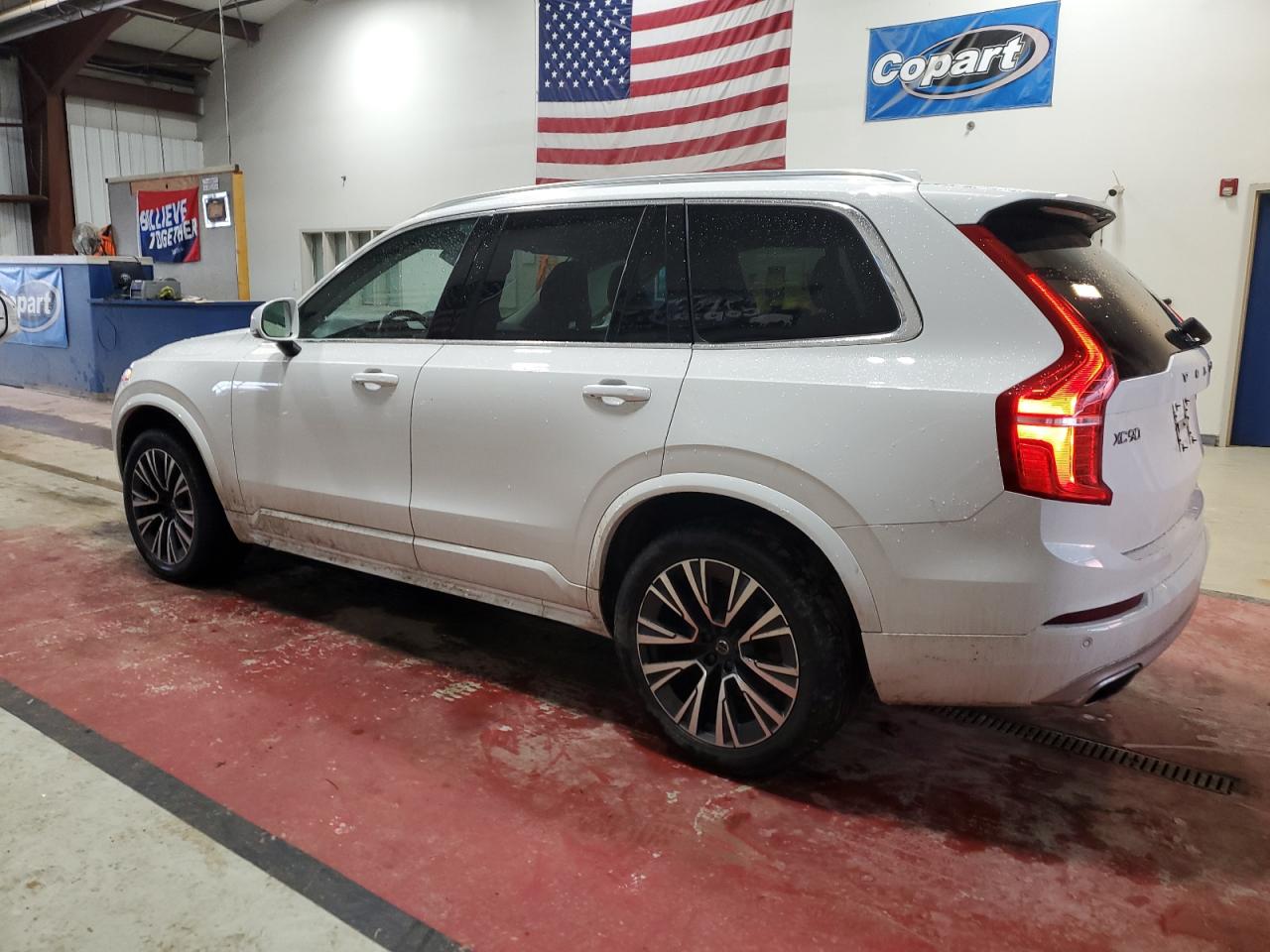 2020 Volvo XC90 VIN YV4102PK7L1607869 Copart auction photo, front end / side damage thumbnail 2