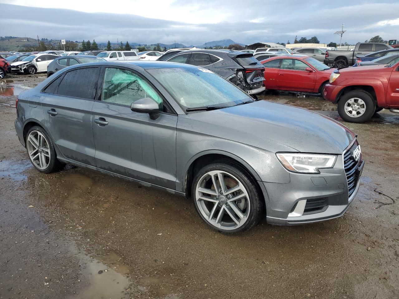 2018 Audi A3 VIN WAUB8GFF3J1015056 Copart auction photo, undercarriage damage thumbnail 4