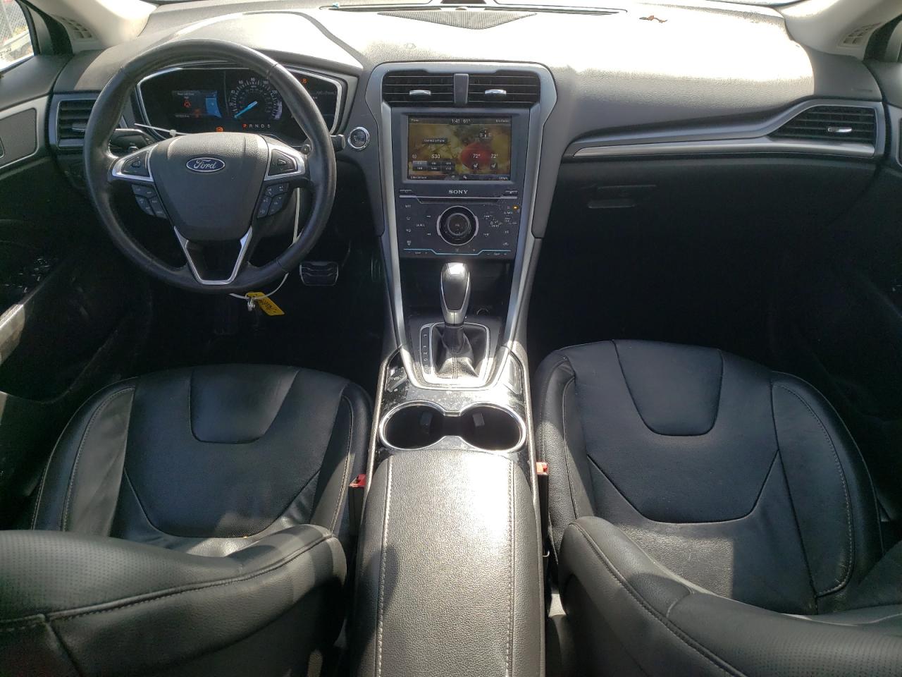 2014 Ford Fusion VIN 3FA6P0K97ER305137 Copart auction photo, rear end damage thumbnail 8