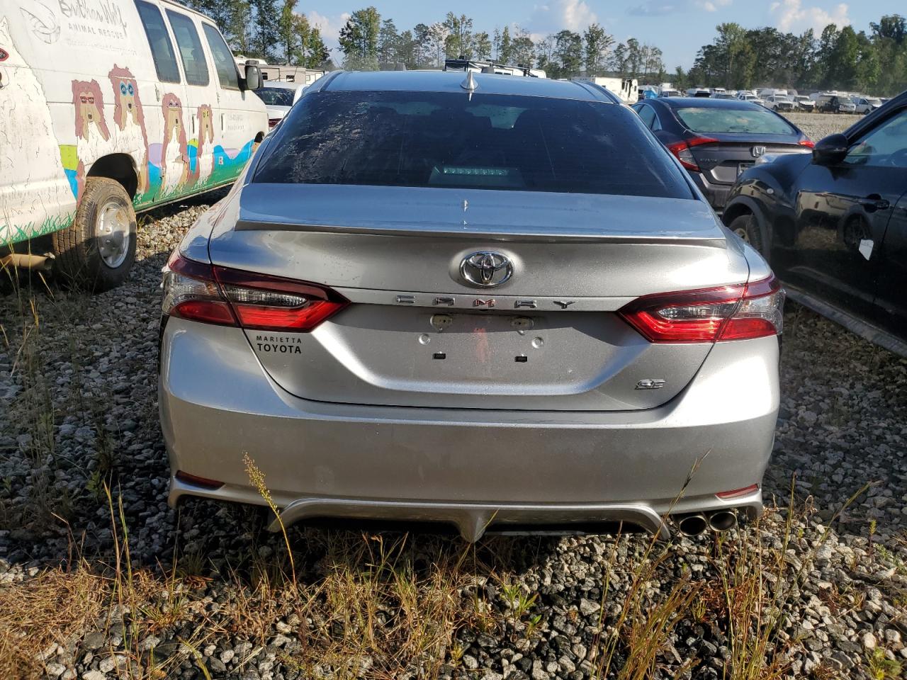 2023 Toyota Camry VIN 4T1G11AK3PU780544 Copart auction photo, water/flood damage thumbnail 6