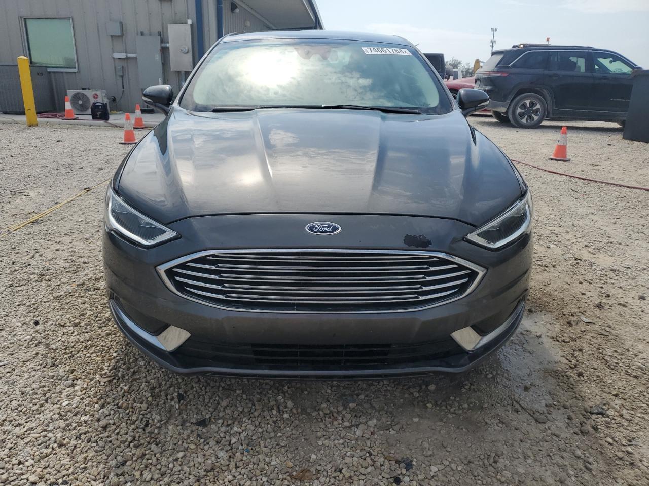 2018 Ford Fusion VIN 3FA6P0PU9JR123365 Copart auction photo, rear end damage thumbnail 5