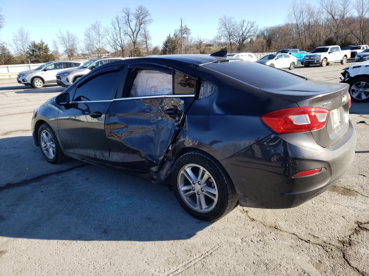 2017 Chevrolet Cruze VIN 1G1BE5SM1H7238524 Copart auction photo, side / hail damage thumbnail 2