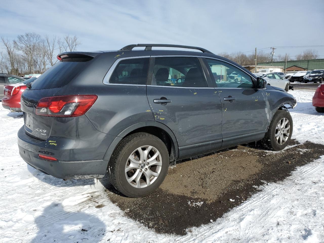 2015 Mazda CX-9 VIN JM3TB3CV6F0465964 Copart auction photo, front end damage thumbnail 3