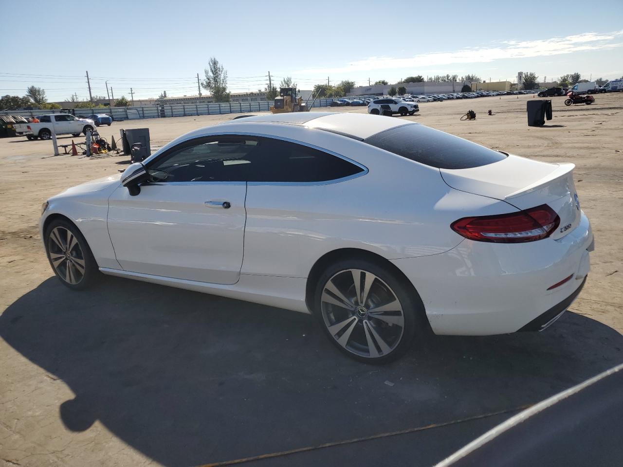 2017 Mercedes-Benz C-klasse VIN WDDWJ4JB5HF585767 Copart auction photo, mechanical damage thumbnail 2