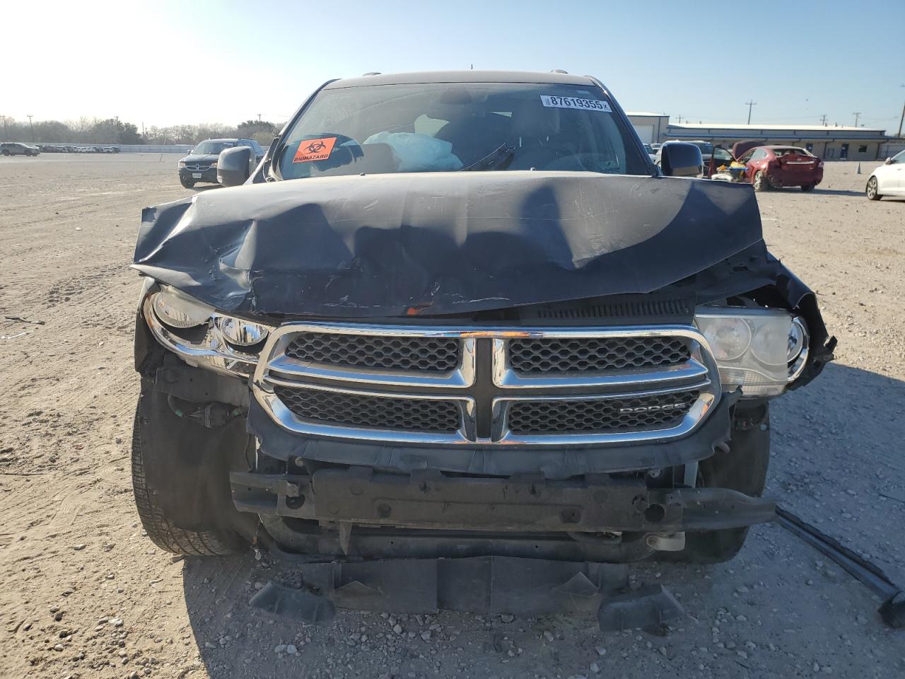 2012 Dodge Durango VIN 1C4RDJDG0CC216927 Copart auction photo, front end damage thumbnail 5