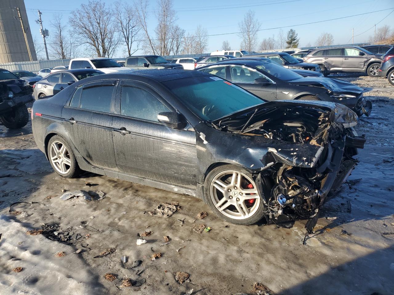 2008 Acura TL VIN 19UUA66298A049313 Copart auction photo, front end damage thumbnail 4