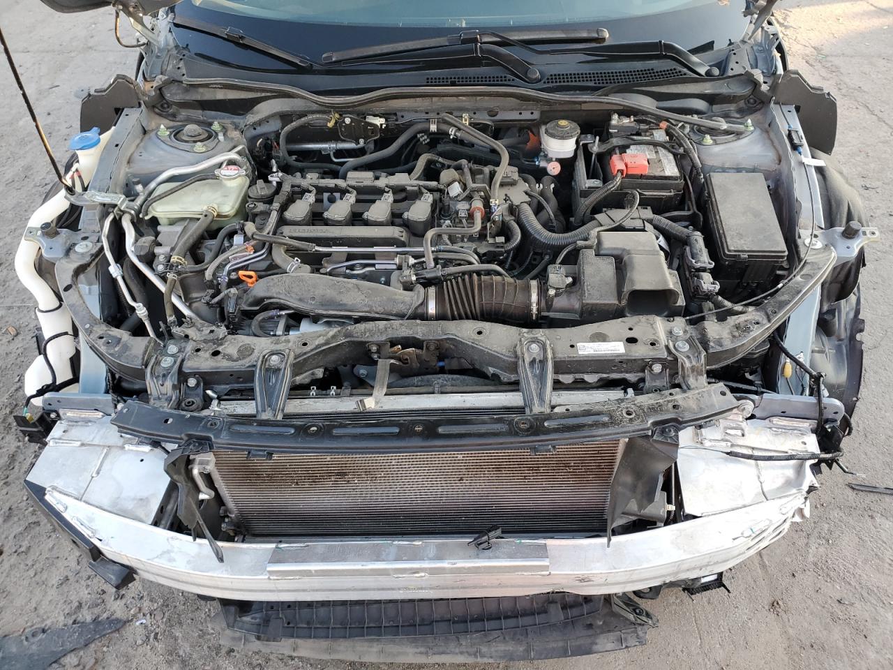 2021 Honda Civic VIN SHHFK7H4XMU415210 Copart auction photo, front end / side damage thumbnail 11