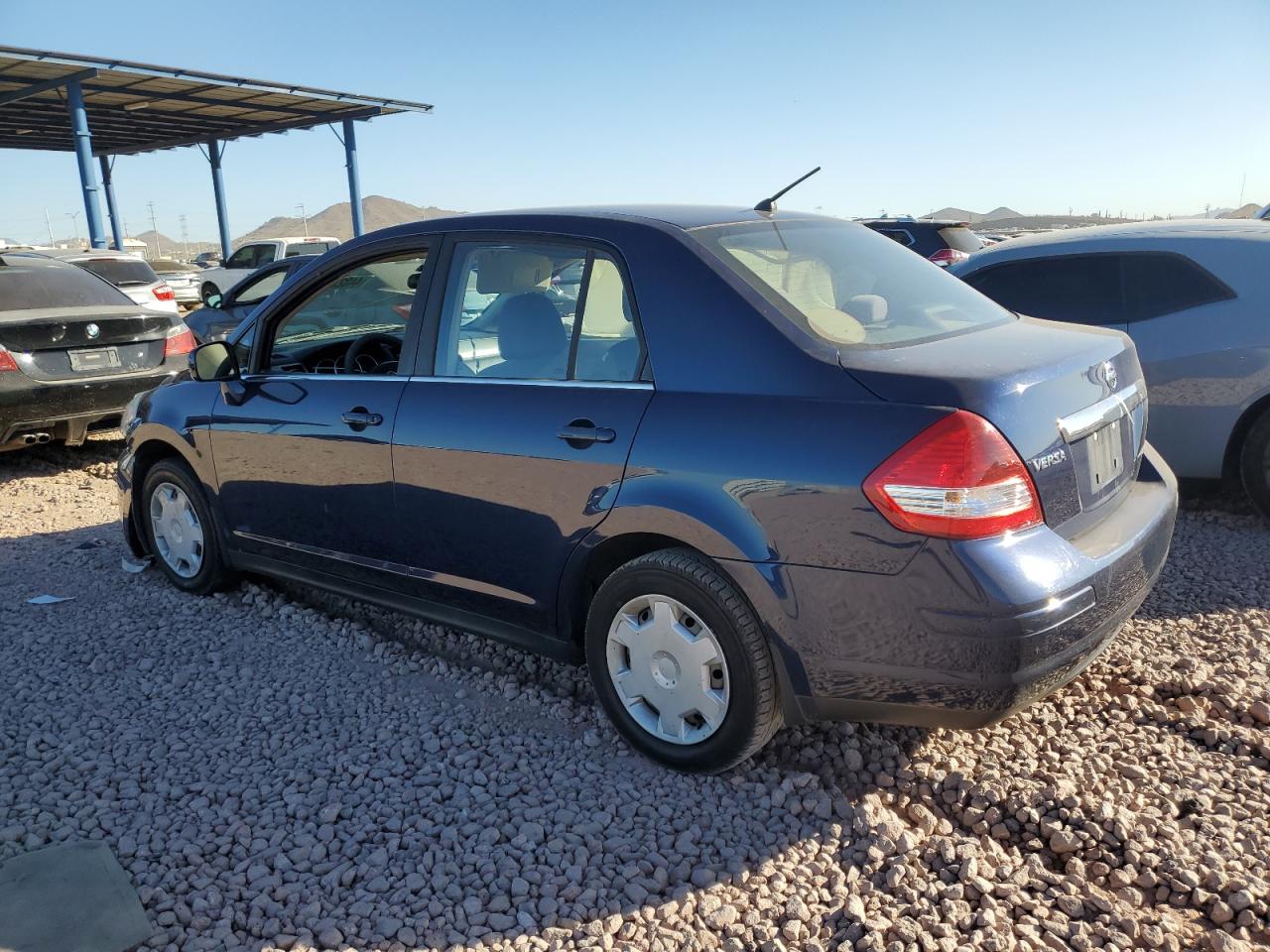 2008 Nissan Versa VIN 3N1BC11E78L385445 Copart auction photo, side damage thumbnail 2