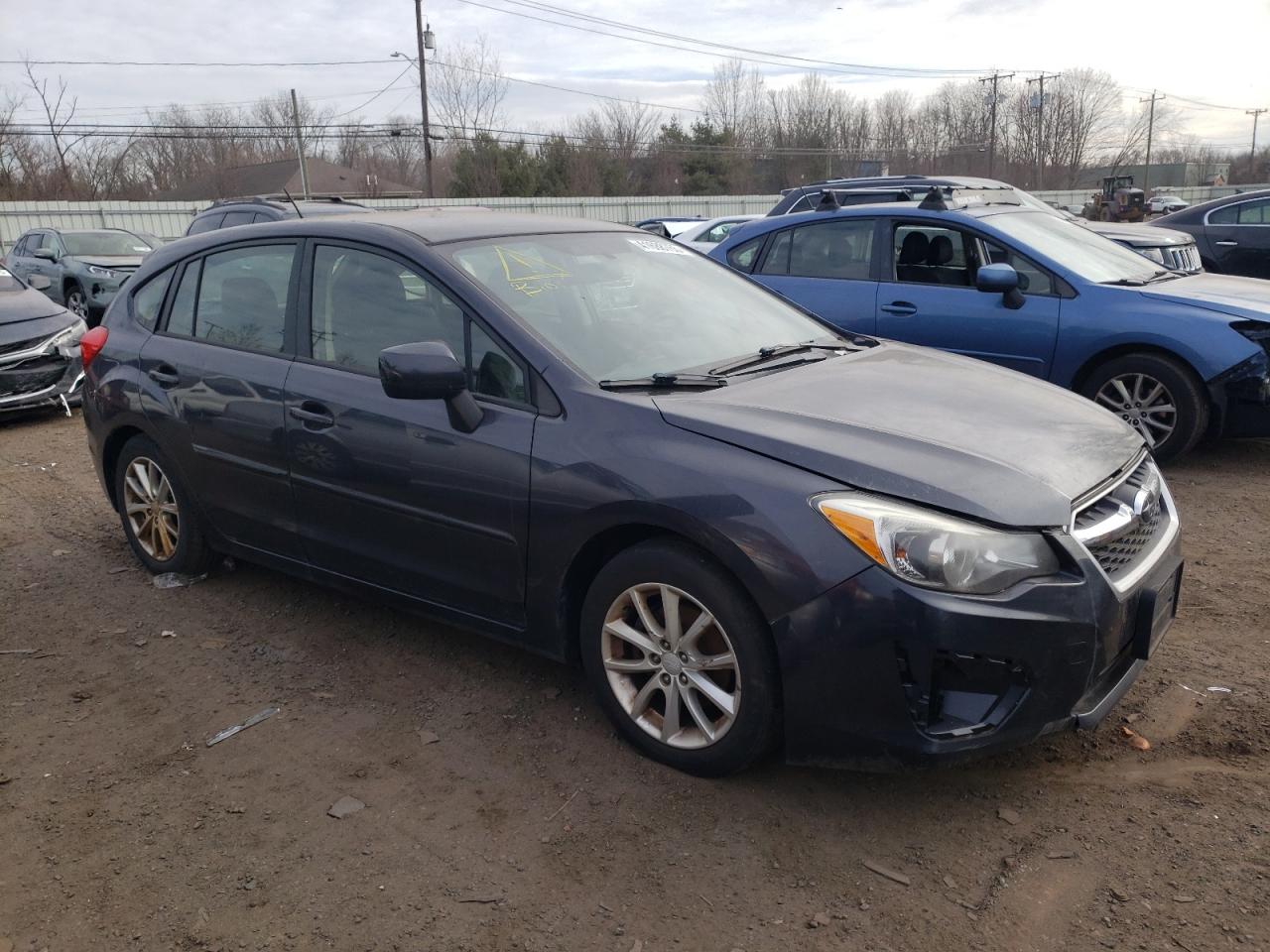 2013 Subaru Impreza VIN JF1GPAC66DH825487 Copart auction photo, biohazard/chemical / front end damage thumbnail 4
