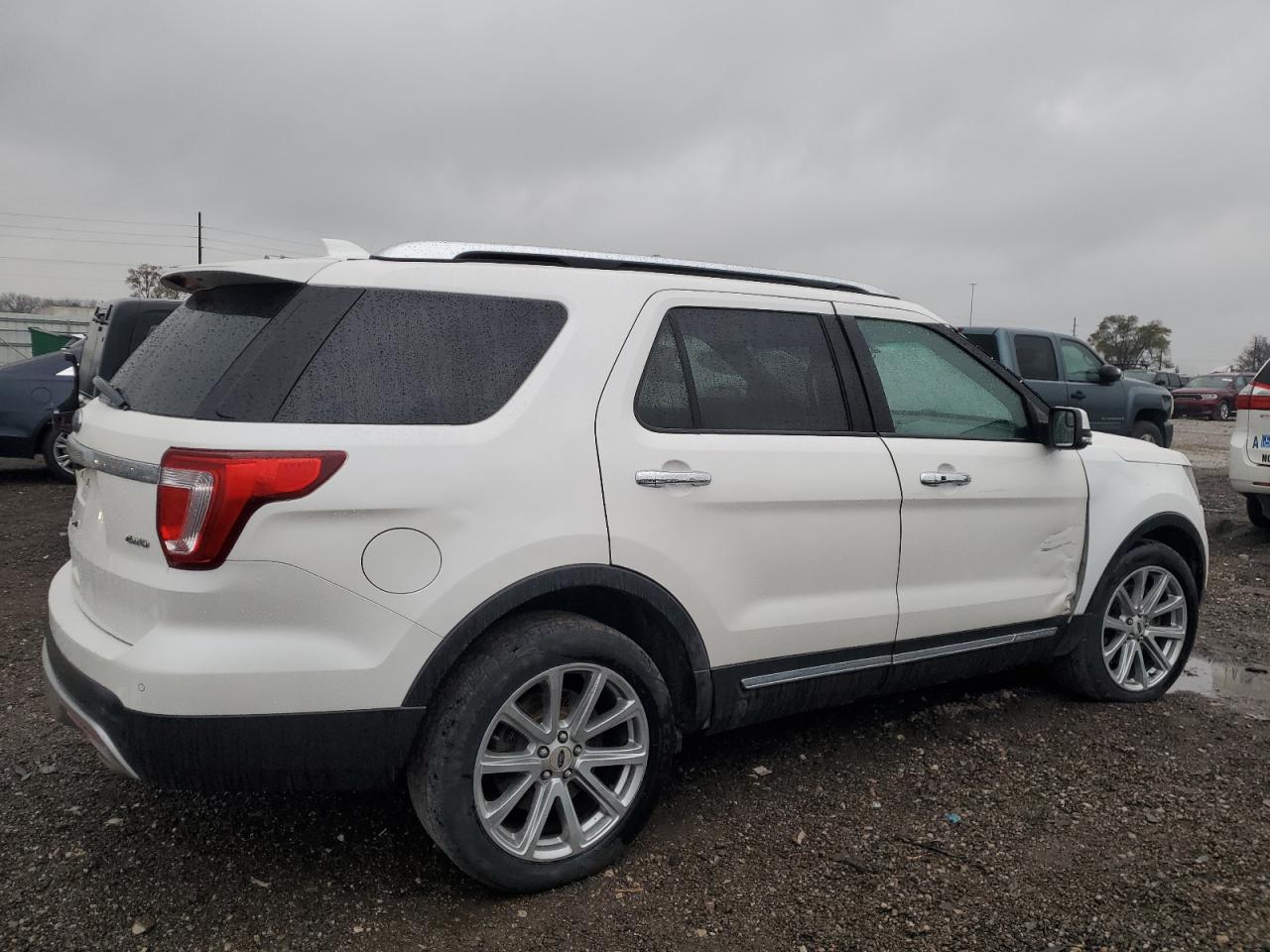 2017 Ford Explorer VIN 1FM5K8F88HGA18286 Copart auction photo, top/roof / side damage thumbnail 3
