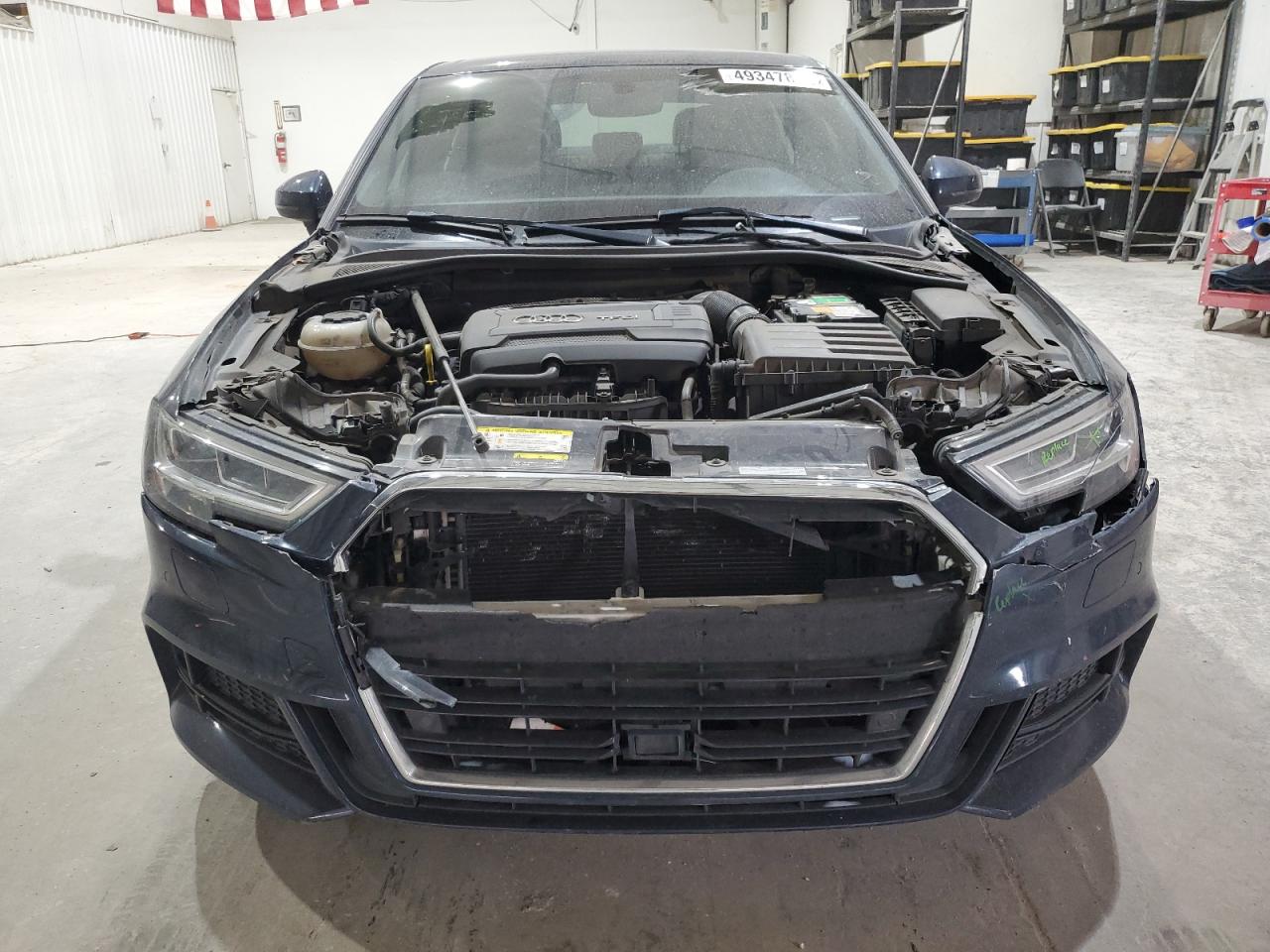 2019 Audi A3 VIN WAUJEGFF8KA096349 Copart auction photo, front end / minor dent/scratches damage thumbnail 5