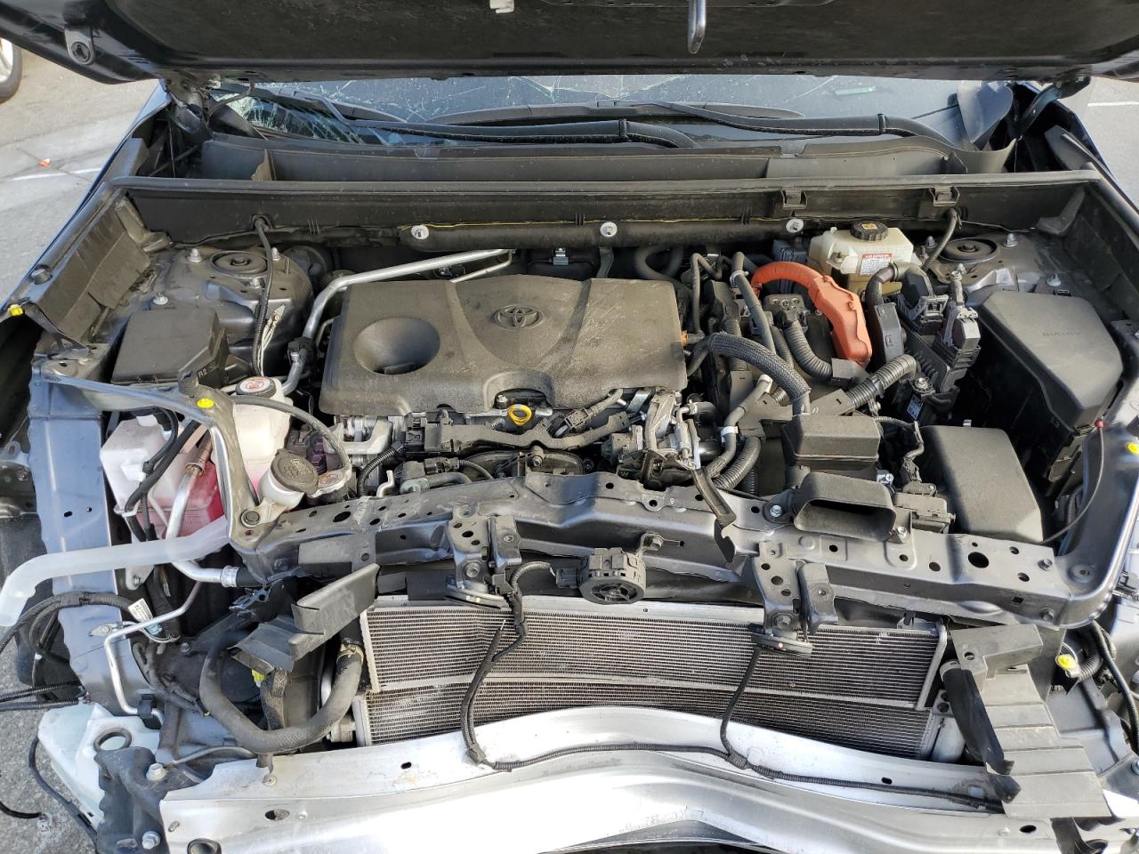2021 Toyota RAV 4 VIN JTMR6RFV2MD017362 Copart auction photo, all over damage thumbnail 12