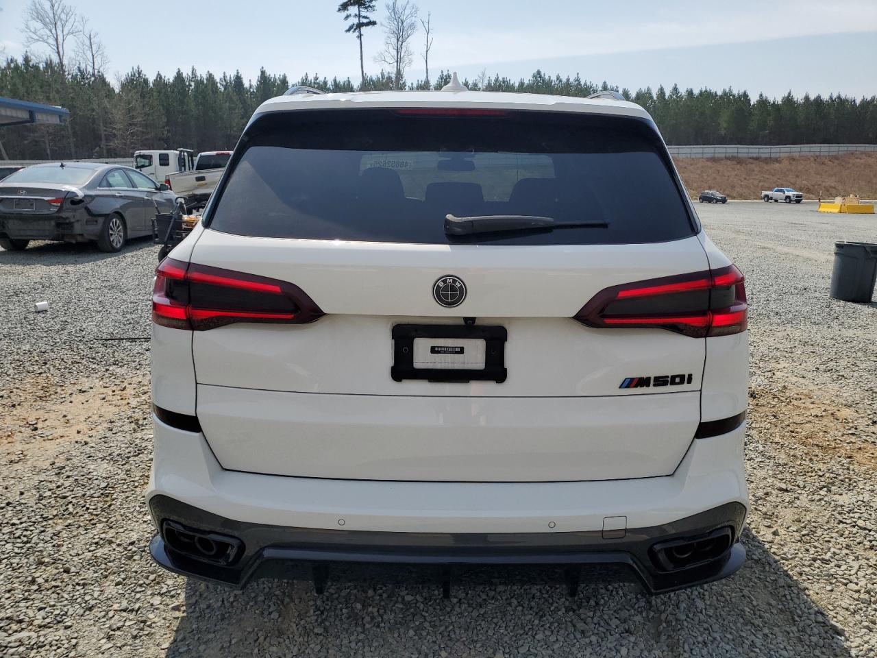 2021 BMW X5 VIN 5UXJU4C06M9G78735 Copart auction photo, front end damage thumbnail 6
