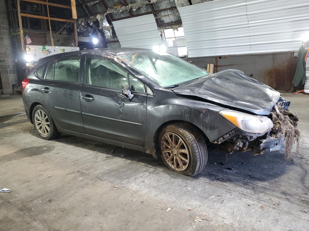 2014 Subaru Impreza VIN JF1GPAC67E8249376 Copart auction photo, rollover damage thumbnail 4
