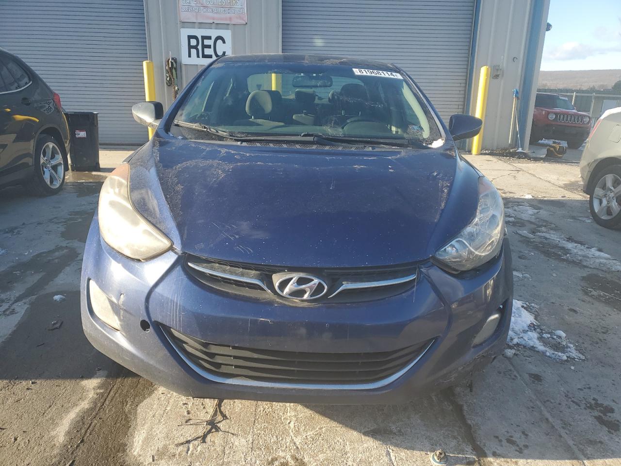 2013 Hyundai Elantra VIN KMHDH4AE5DU531054 Copart auction photo, front end / rear end damage thumbnail 5