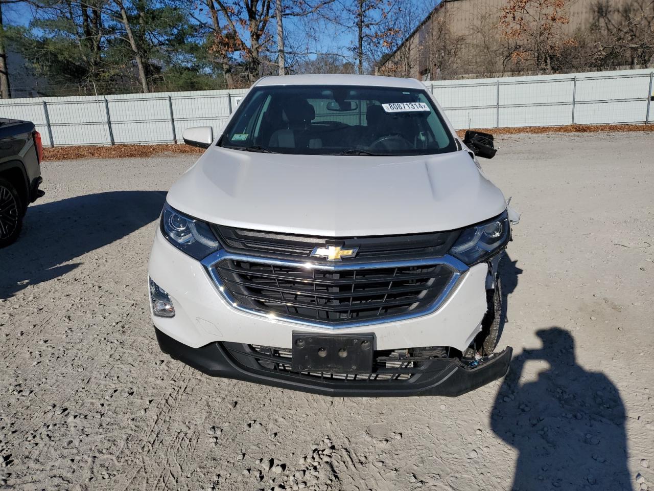 2019 Chevrolet Equinox VIN 2GNAXUEV2K6268271 Copart auction photo, front end / side damage thumbnail 5