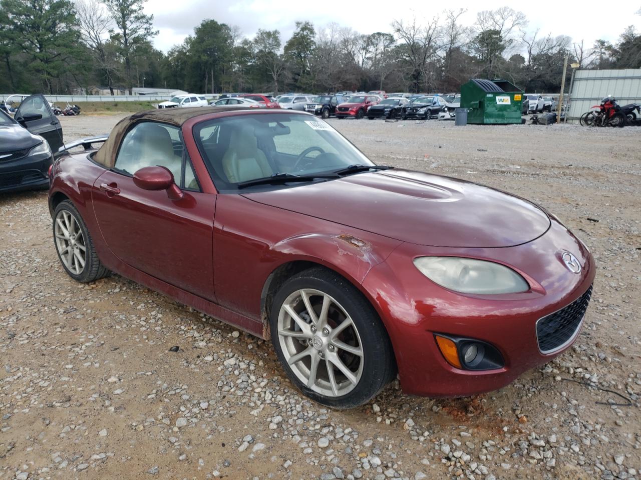 2010 Mazda MX-5 VIN JM1NC2EF0A0209343 Copart auction photo, side damage thumbnail 4