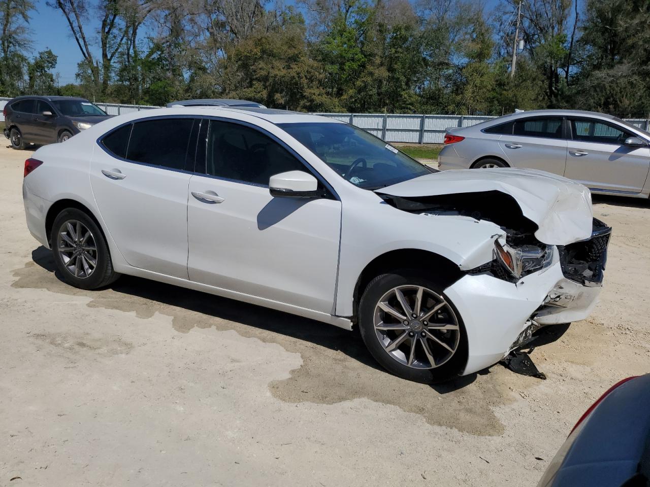 2020 Acura TLX VIN 19UUB1F31LA006263 Copart auction photo, front end damage thumbnail 4